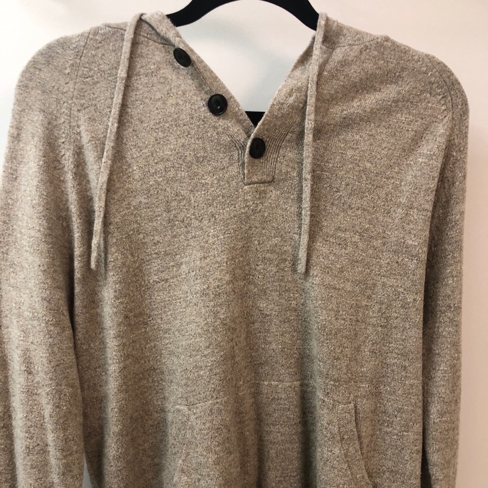 Tan Banana Republic sweater hoodie!